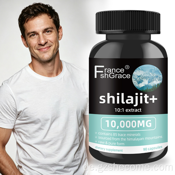 Shecome Shilajit-Kapseln 10:1 extrahieren unterstützende Energie